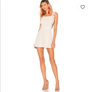 X REVOLVE RUN FREE DRESS IN OFF WHITE